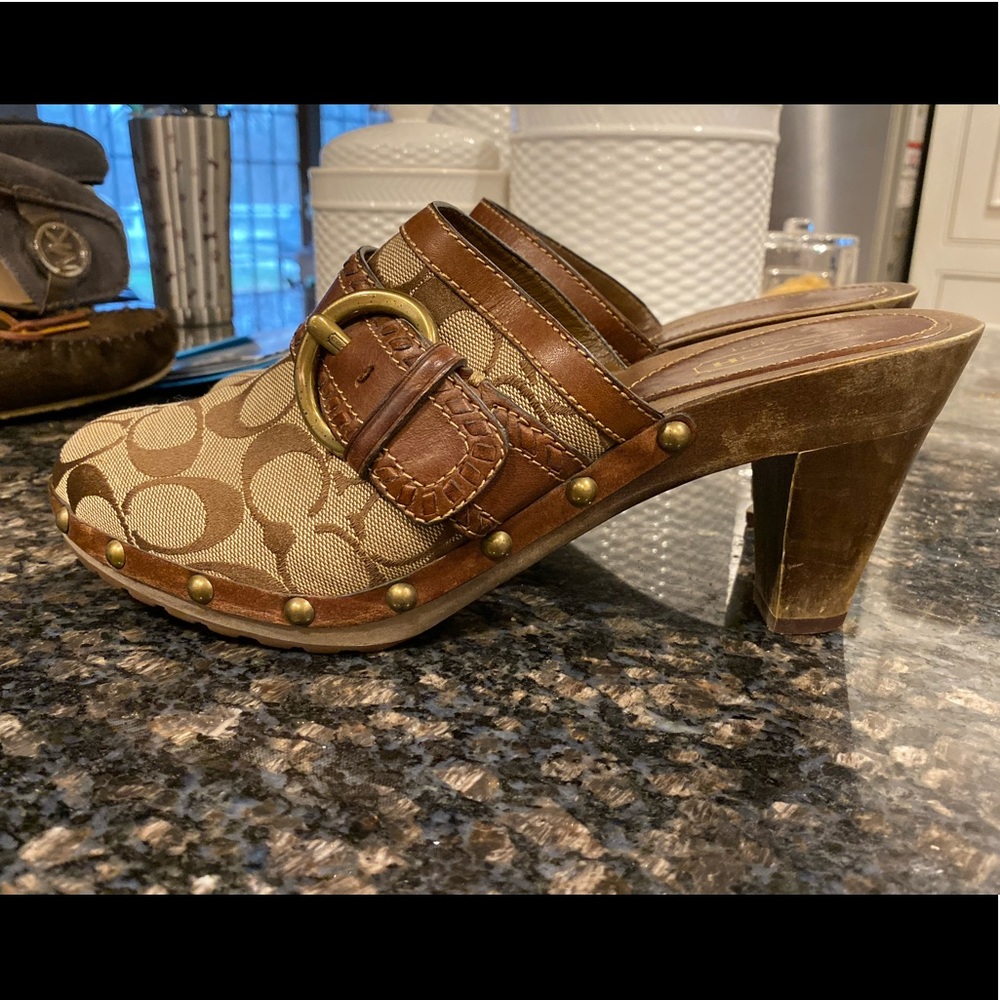 Coach Clogs size 10